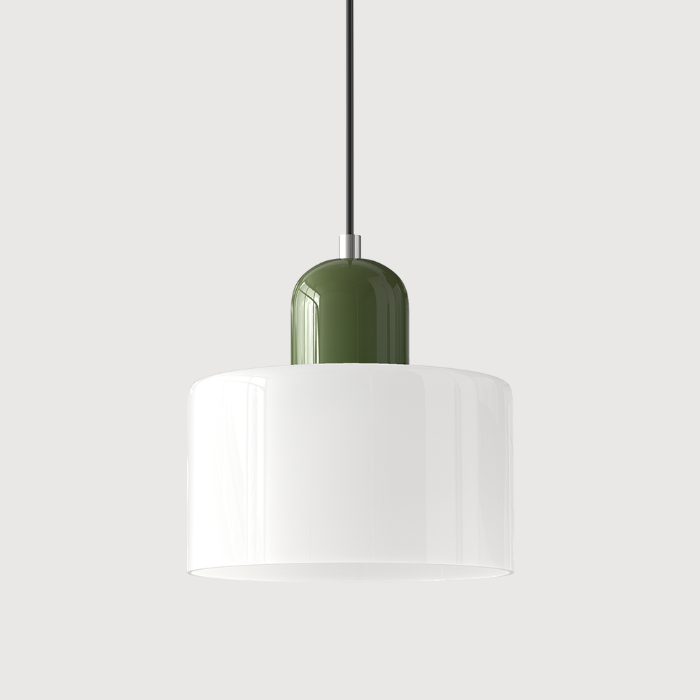 Cylindrical Glass Pendant Light — product view 26