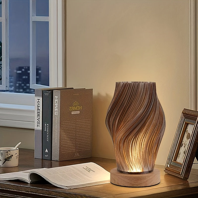 Wooden USB Table Lamp with Adjustable Brightness — product view 7