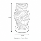 Wooden USB Table Lamp with Adjustable Brightness — product view 8