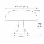 Retro Mushroom Table Lamp — product view 11