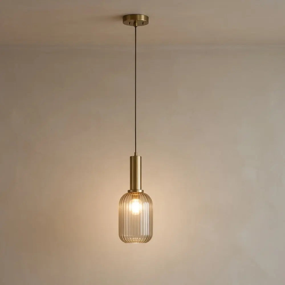 Retro Glass Wave Pendant Light — product view 5