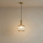 Retro Glass Wave Pendant Light — product view 6
