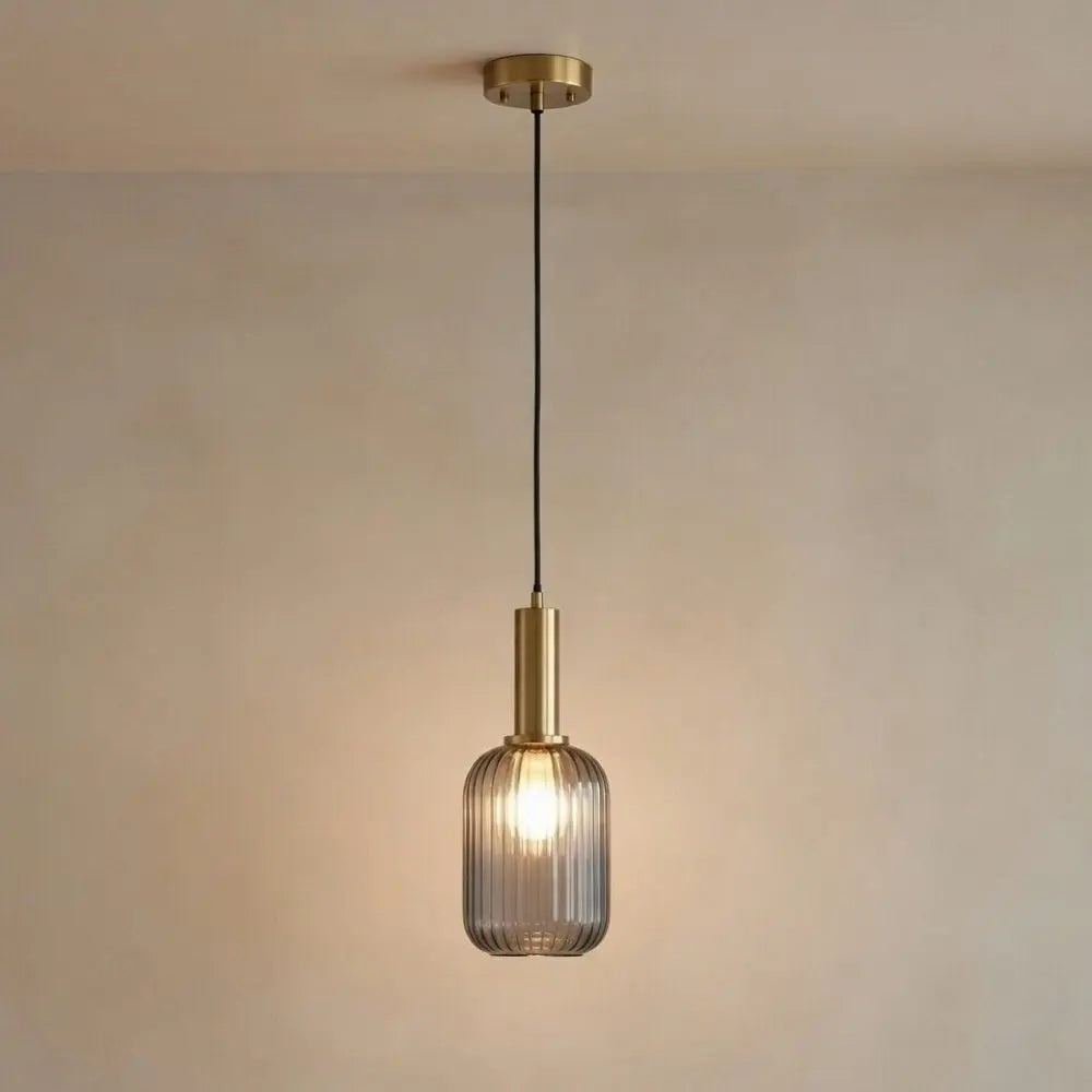 Retro Glass Wave Pendant Light — product view 10