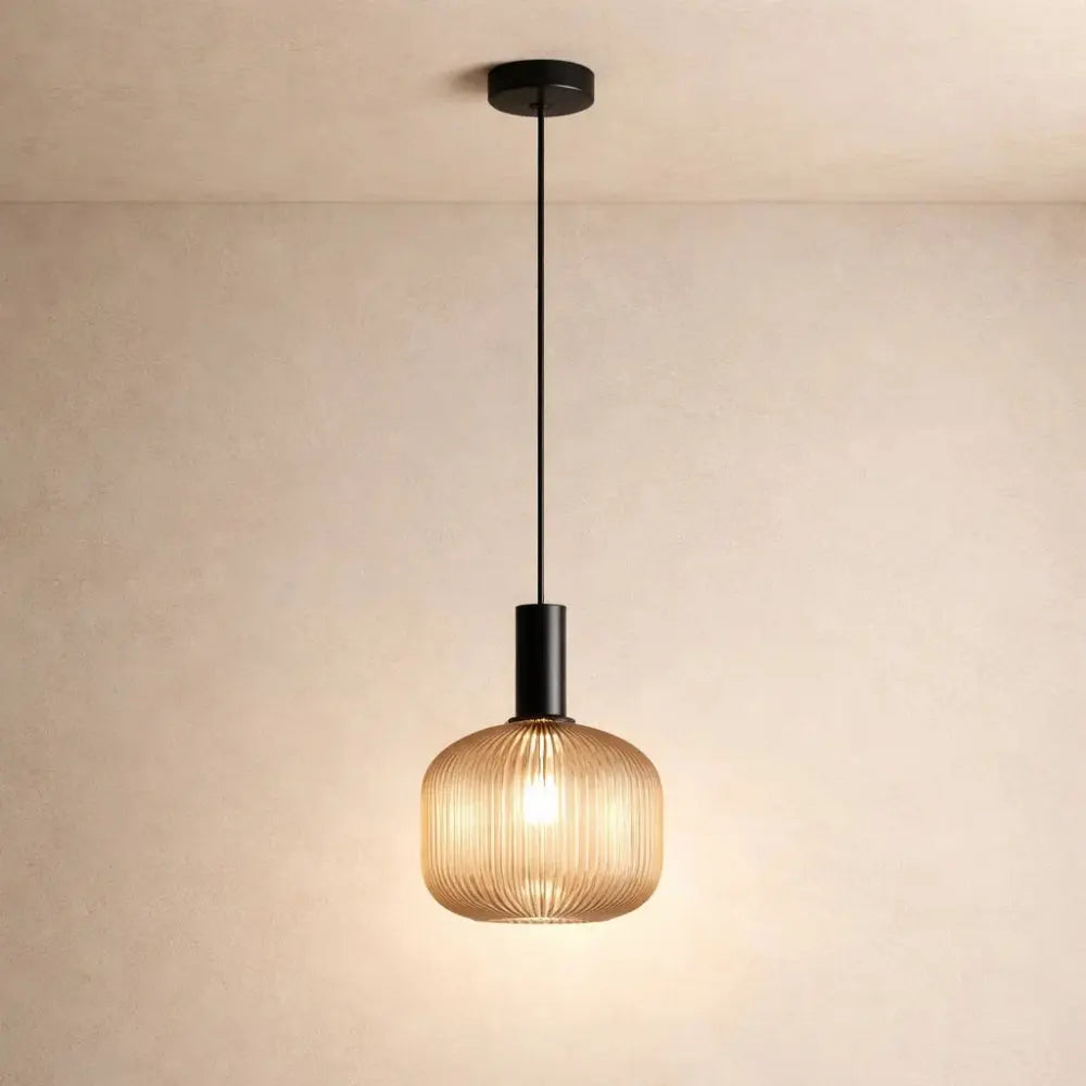 Retro Glass Wave Pendant Light — product view 11