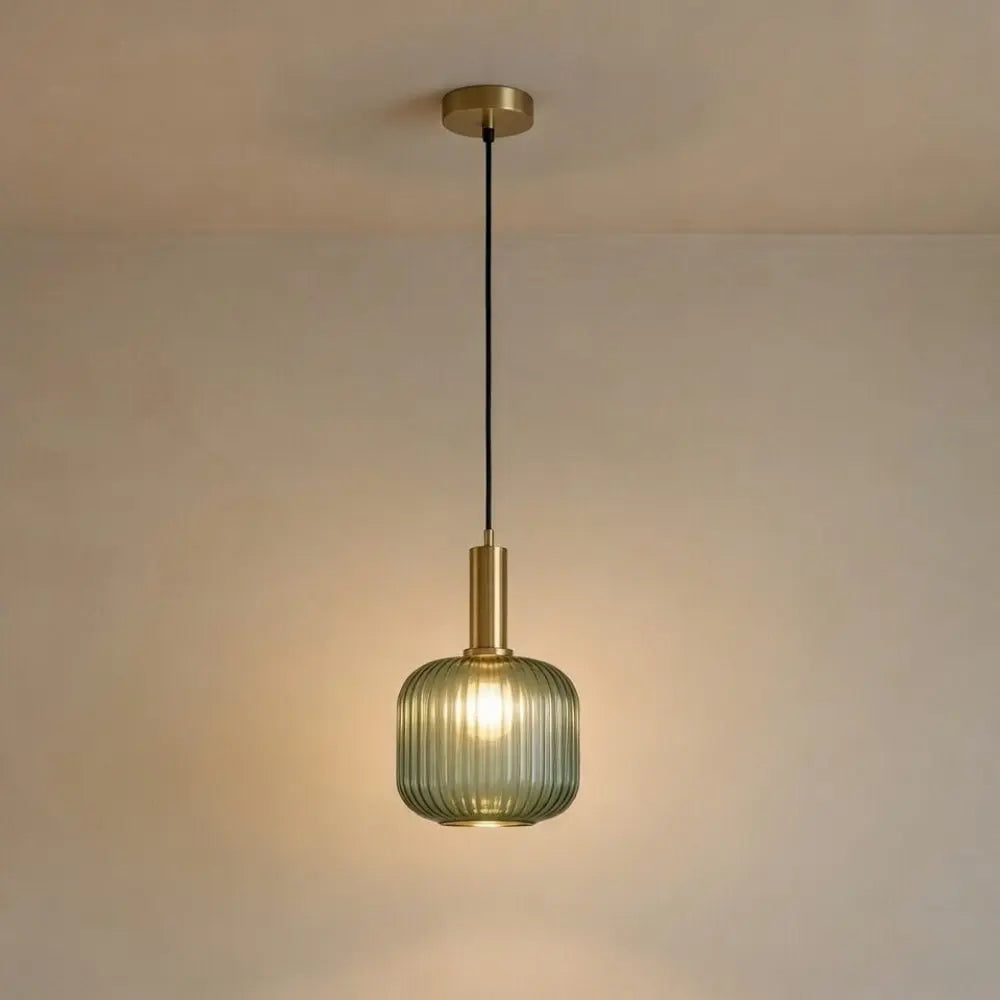 Retro Glass Wave Pendant Light — product view 13