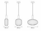 Retro Glass Wave Pendant Light — product view 22