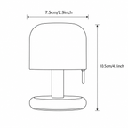 USB Rechargeable LED Mushroom Table Lamp — product view 2