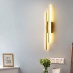 Modern Linear LED Wall Light – 2 Light Sconce — product view 2