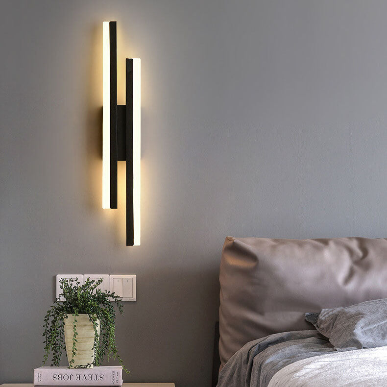 Modern Linear LED Wall Light – 2 Light Sconce — product view 10