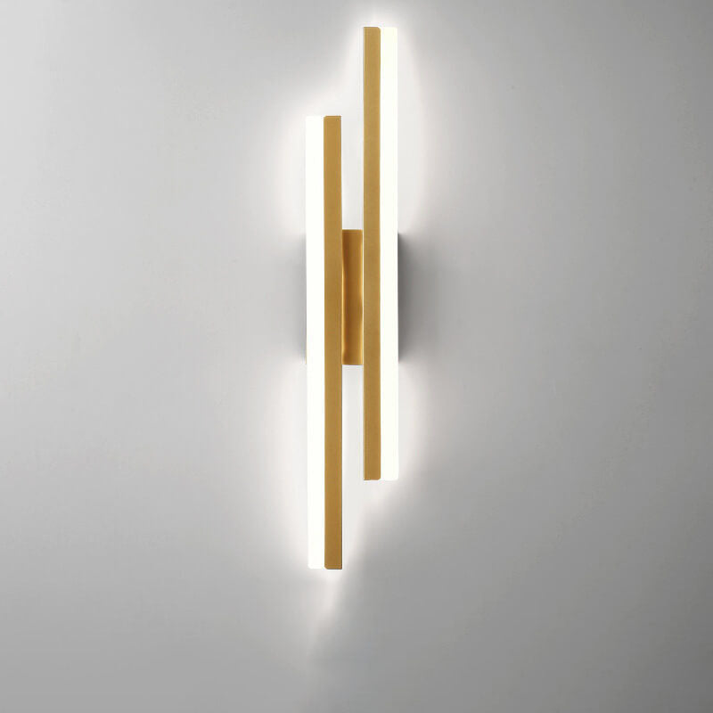 Modern Linear LED Wall Light – 2 Light Sconce — product view 18