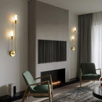 Modern Gold Wall Lights with Warm LED Glow — product view 2