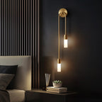 Modern Gold Wall Lights with Warm LED Glow — product view 4