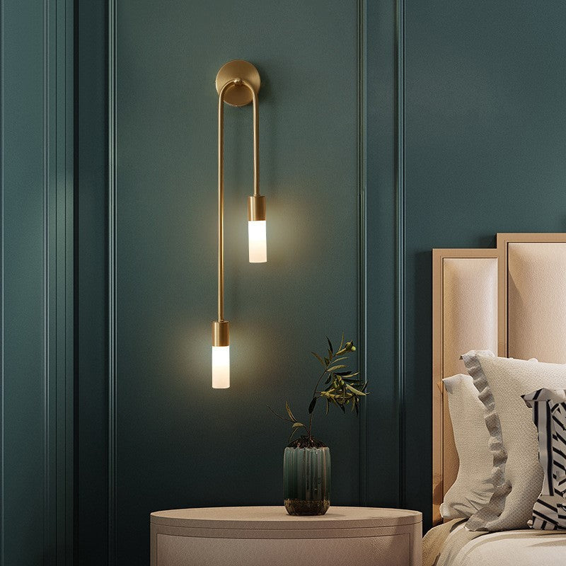 Modern Gold Wall Lights with Warm LED Glow — product view 5