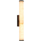LED Wall Sconce with Marble Effect Shade — product view 7