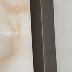 LED Wall Sconce with Marble Effect Shade — product view 9