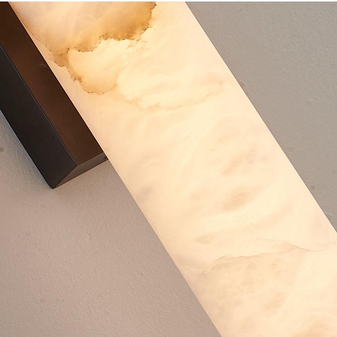 LED Wall Sconce with Marble Effect Shade — product view 16