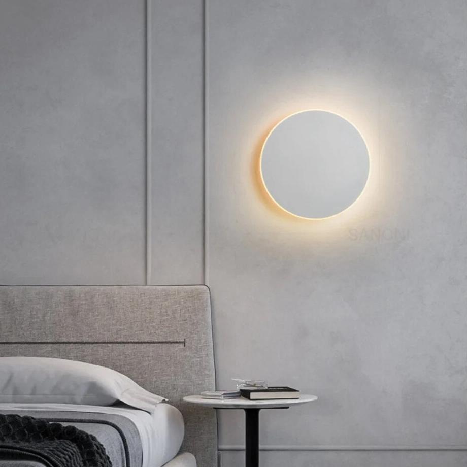 Modern Round LED Wall Light with Soft Backlight — product view 5
