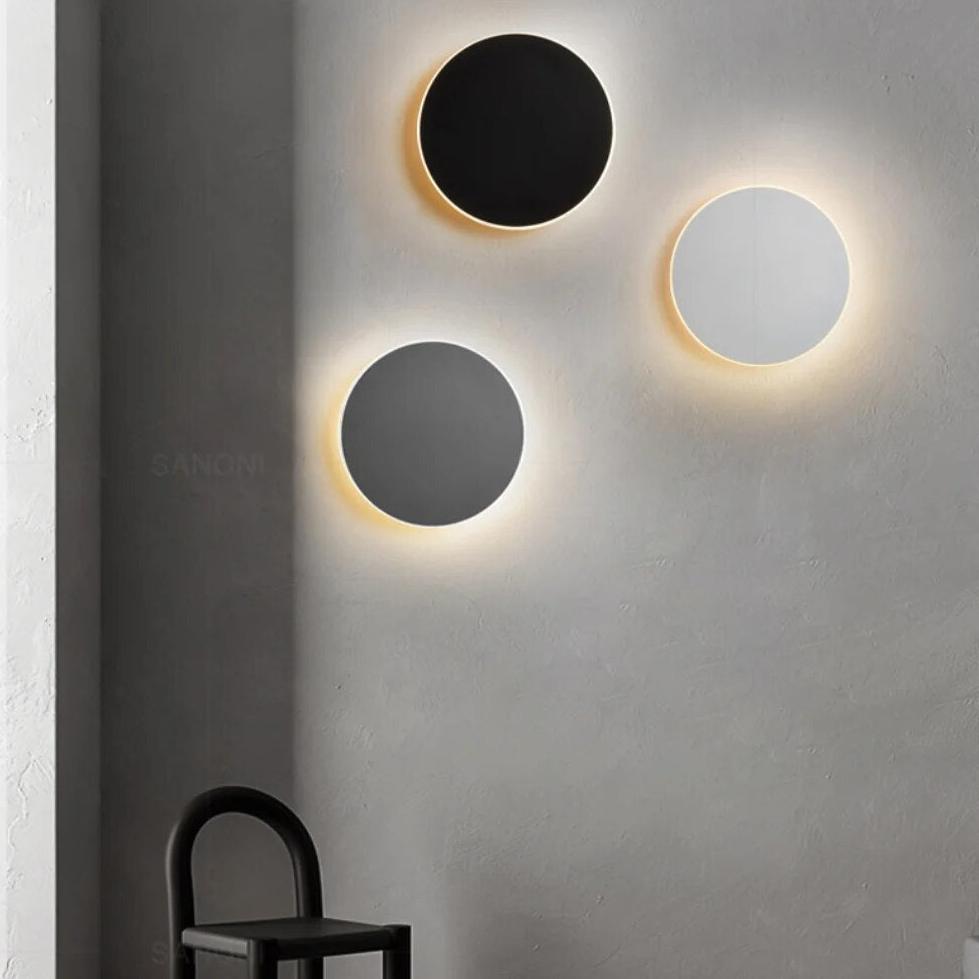 Modern Round LED Wall Light with Soft Backlight — product view 16
