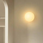 Minimalist Orb Glass Wall Sconce Lamp — product view 1