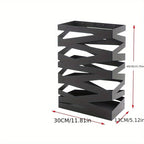 Umbrella Stand Modern Iron Entryway Holder Large Capacity — product view 3