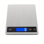 Digital Kitchen Scale 15kg Rechargeable Waterproof Precision Food Weighing — product view 5