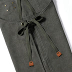 Canvas Apron Unisex Chef Kitchen Workwear Pockets Adjustable Fit — product view 3