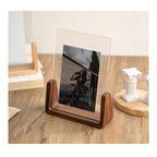 Minimalist Photo Frame Modern Acrylic Wood Tabletop Display — product view 1