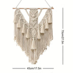 Macrame Wall Hanging Handcrafted Woven Boho Tapestry Decor — product view 5