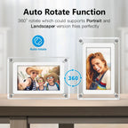 Digital Photo Frame Acrylic Portable IPS Display Rechargeable Battery — product view 7