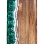 Charcuterie Board Ocean Resin Acacia Wood Cheese Serving Tray — product view 6