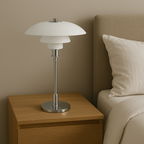 Scandinavian Table Lamp Minimalist LED Bedside Warm Light — product view 6