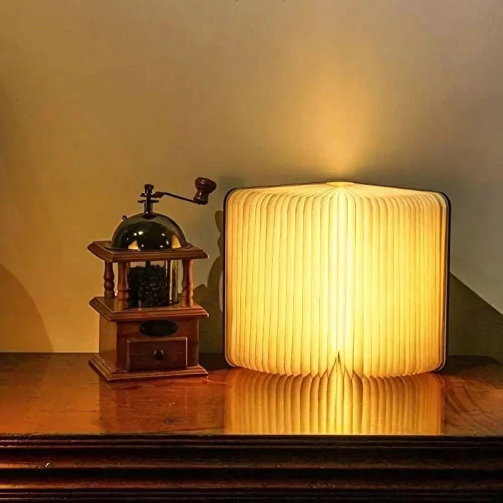 Rechargeable Table Lamp Foldable Cordless LED Bedside Light — product view 2