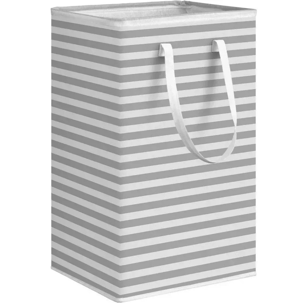75L Waterproof Laundry Basket | Foldable Fabric Clothes Hamper with Handles — product view 4