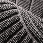Non Slip Door Mat Semi Circular Rubber Backed Entryway Mat — product view 3