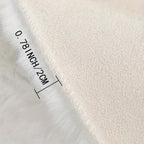 Round Fluffy Rug Plush Shaggy Circle Bedroom Carpet — product view 6
