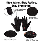 Heated Gloves Electric USB Touchscreen Waterproof Winter Outdoor — product view 8