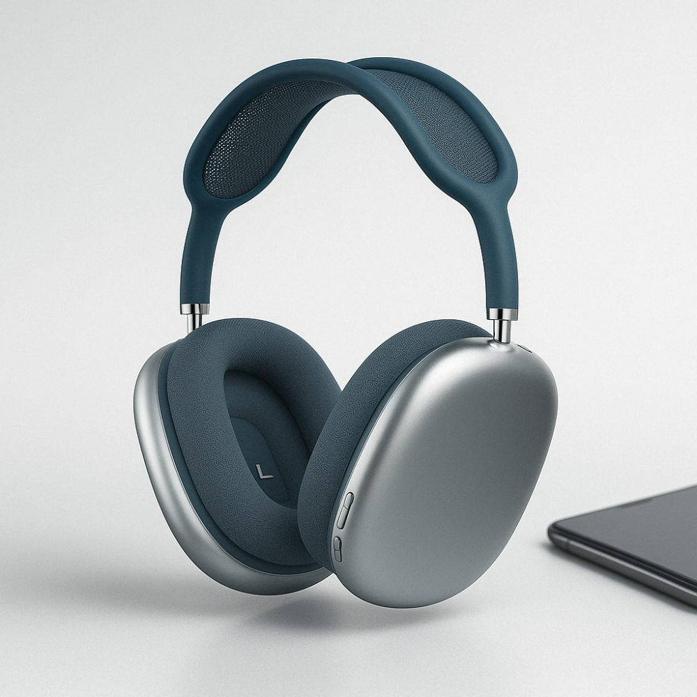 Wireless Over-Ear Headphones Bluetooth Noise Cancelling Microphone — product view 2