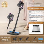 Cordless Stick Vacuum Rechargeable 2 in 1 Handheld LED Display — product view 4