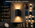 Modern Outdoor Wall Light LED Waterproof Minimalist Sconce — product view 4