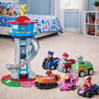 Kids Car Playset Slide Tower Ramp Track Toy Vehicles — product view 4