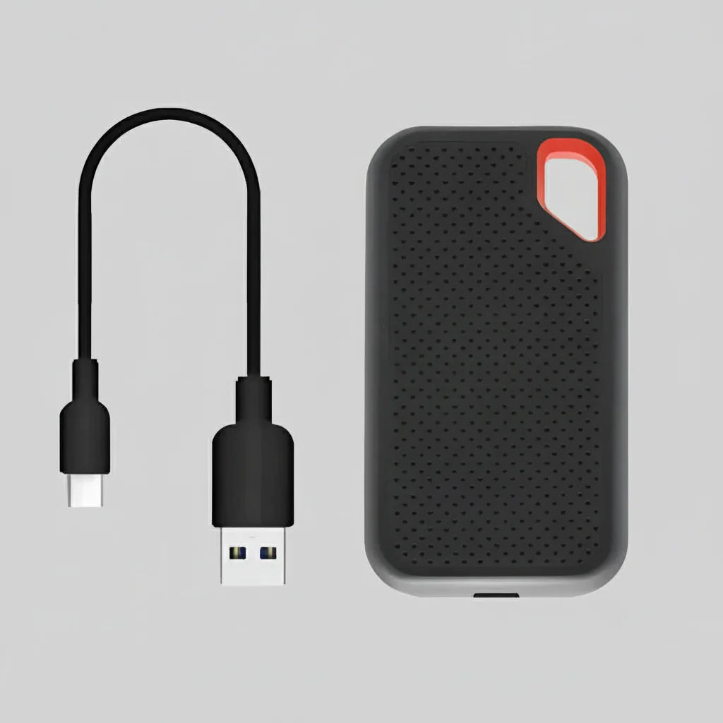 Portable SSD External Solid State Drive USB-C Slim Backup Storage — product view 1