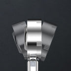 Handheld Shower Head Hose Filtered Self Cleaning Adjustable Metal Round — product view 8