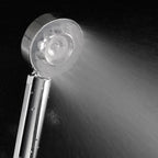 Handheld Shower Head Hose Filtered Self Cleaning Adjustable Metal Round — product view 12