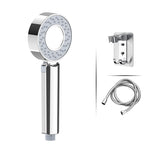 Handheld Shower Head Hose Filtered Self Cleaning Adjustable Metal Round — product view 18