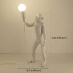 Monkey Table Lamp Black Decorative Bedside Nightstand Light — product view 7
