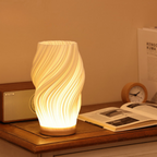 Modern Table Lamp Dimmable USB Wave Shaped Bedside Decor — product view 13