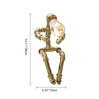 Industrial Table Lamp Retro Bronze Metal Accent Bedside Lighting — product view 4
