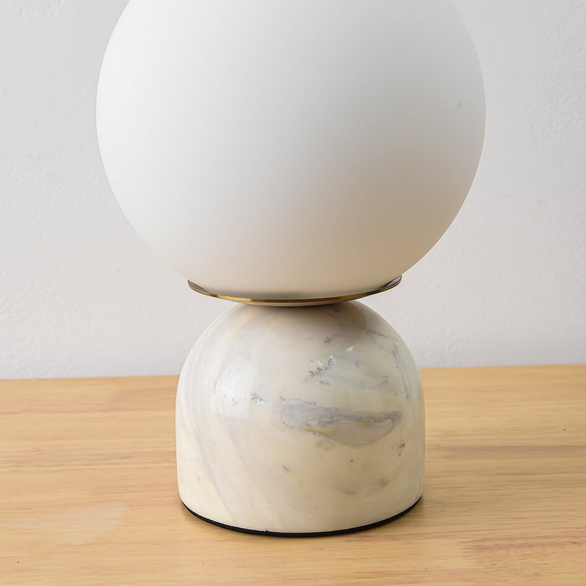 Marble Table Lamp Modern Globe Bedside Minimalist Bedroom — product view 6