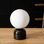 Marble Table Lamp Modern Globe Bedside Minimalist Bedroom — product view 35
