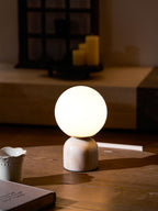 Marble Table Lamp Modern Globe Bedside Minimalist Bedroom — product view 48